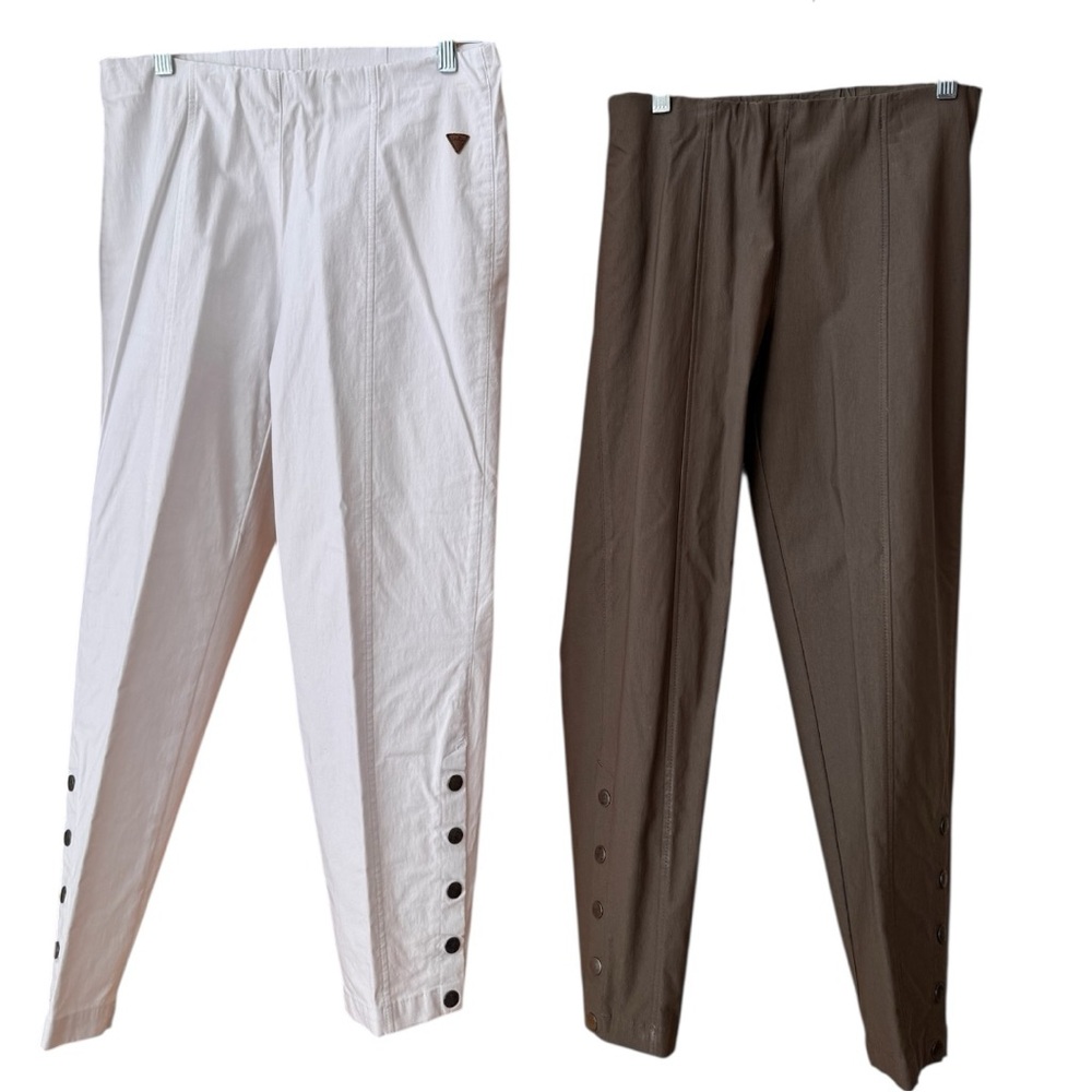 Laurie Stylish White and Brown Women’s Pants Bundle